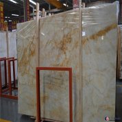 gloden white marble with gold vein